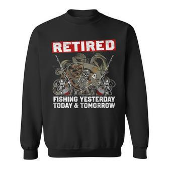 Retired Fishing Everyday Sweatshirt - Seseable