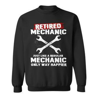 Retired Mechanic V2 Sweatshirt - Seseable
