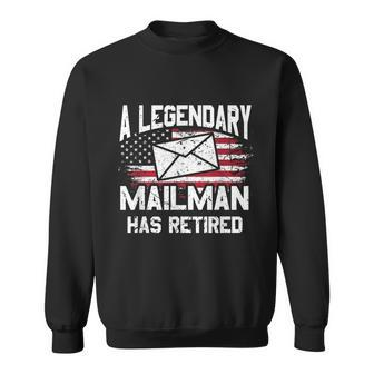 Retired Postal Worker Mailman Postman Post Office V2 Sweatshirt - Thegiftio UK