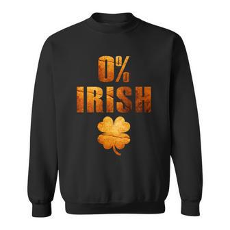 Retro 0 Irish Clover St Patracks Day T-Shirt Graphic Design Printed Casual Daily Basic Sweatshirt - Thegiftio UK