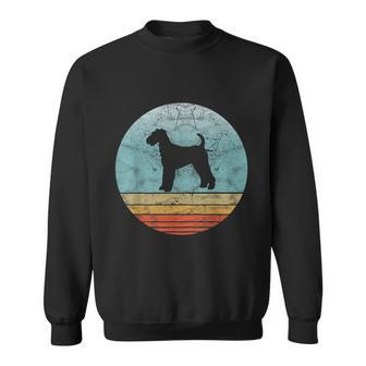 Retro Airedale Terrier Dog Vintage Style Animal Dogs Breed Sweatshirt - Thegiftio UK