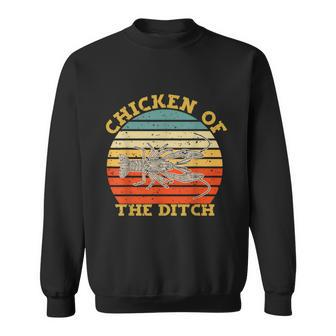 Retro Cajun Crawfish Chicken Of The Ditch V2 Sweatshirt - Thegiftio UK