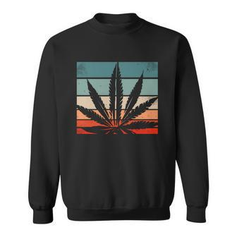 Retro Cannabis Sweatshirt - Monsterry