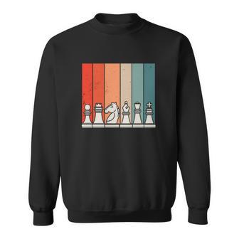 Retro Chess V2 Sweatshirt - Monsterry