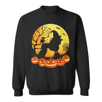 Retro Dog Lovers Funny Poodle Halloween Costume Men Women Sweatshirt Graphic Print Unisex - Thegiftio UK