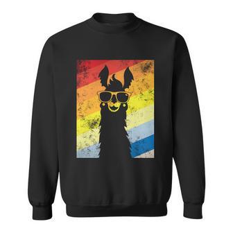 Retro No Drama Llama Tshirt Sweatshirt - Monsterry CA