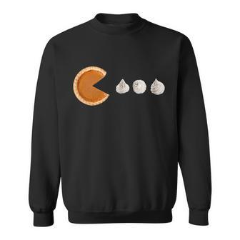 Retro Pumpkin Pie Thanksgiving Game Tshirt Sweatshirt - Monsterry AU