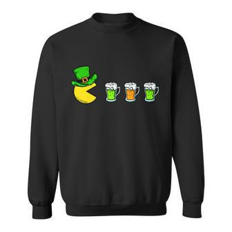 Retro St Patricks Day Drinking Game Sweatshirt - Monsterry