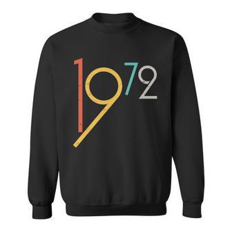 Retro Vintage 1972 50Th Birthday Sweatshirt - Monsterry AU