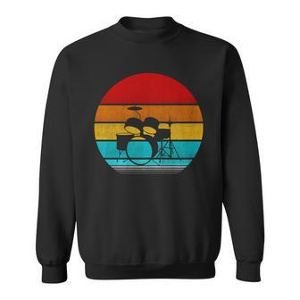 Retro Vintage Drum Sweatshirt - Monsterry DE