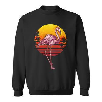 Retro Vintage Flamingo V2 Sweatshirt - Monsterry UK