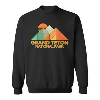 Retro Vintage Grand Teton National Park Sweatshirt - Thegiftio UK