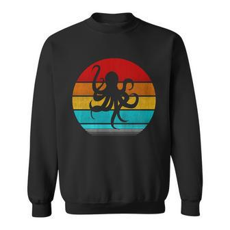 Retro Vintage Octopus Sweatshirt - Monsterry