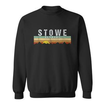 Retro Vintage Stowe Vermont Sweatshirt - Monsterry