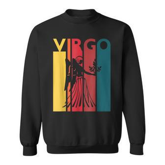 Retro Virgo Zodiac Sign August September Birthday Men Women Sweatshirt Graphic Print Unisex - Thegiftio UK