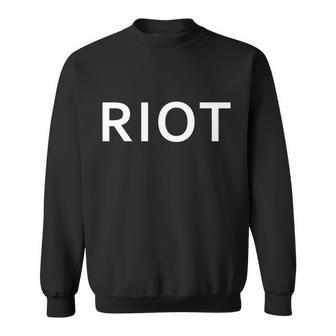 Riot Funny Vintage Classic Logo Tshirt Sweatshirt - Monsterry AU