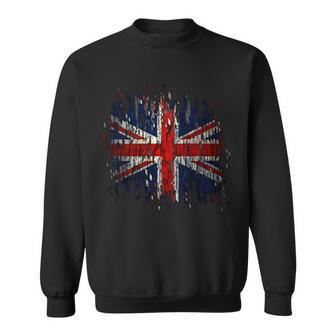 Ripped Uk Great Britain Union Jack Torn Flag Sweatshirt - Monsterry DE