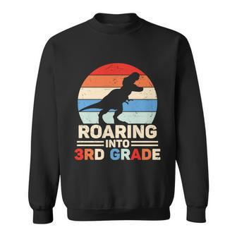 Roaring Into 3Rd Grade Dinosaur Back To School Sweatshirt - Monsterry AU