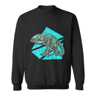 Robotic Chameleon Funny Gift For Reptile Lovers Lizard Lovers Gift Sweatshirt - Monsterry CA