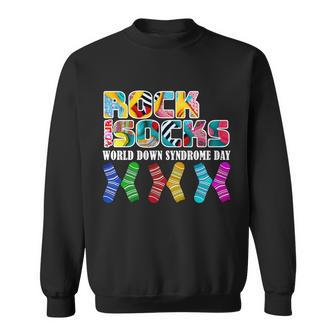 Rock Your Socks For World Down Syndrome Day Sweatshirt - Monsterry