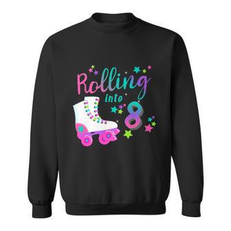 Roller Skate Birthday Shirt 5Th 80S Outfit Decades Party Sweatshirt - Monsterry UK