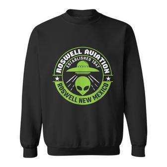Roswell Aviation Established 1947 Roswell Alien Tshirt Sweatshirt - Monsterry
