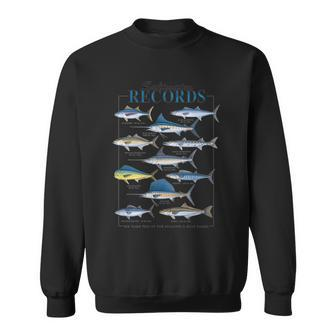 Saltwater Records Fish Of The Atlantic & Gulf Coast Sailfish Sweatshirt - Monsterry DE