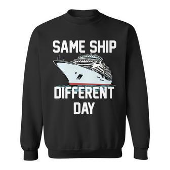 Same Ship Different Day Graphic Design Printed Casual Daily Basic Sweatshirt - Thegiftio UK