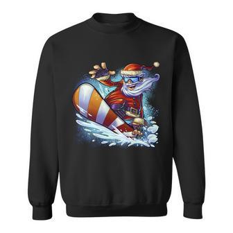 Santa Snowboard Sweatshirt - Monsterry CA