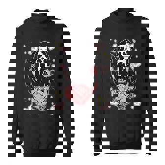 Scary Ghost Face Phone Ghostface Calling Sweatshirt - Monsterry