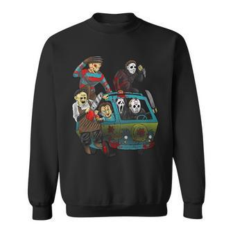Scary Holocaust Machine Van Movie Characters Tshirt Sweatshirt - Monsterry UK
