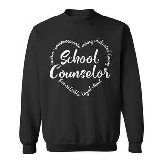 School Counselor Guidance Counselor Schools Counseling V2 Sweatshirt - Seseable