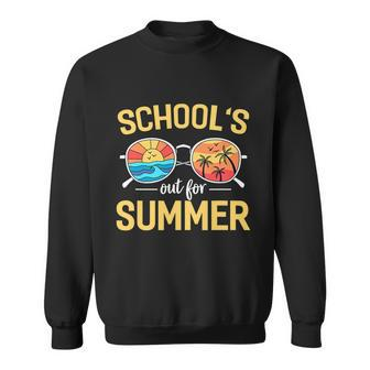 Schools Out For Summer Funny Happy Last Day Of School Graphic Design Printed Casual Daily Basic Sweatshirt - Thegiftio UK