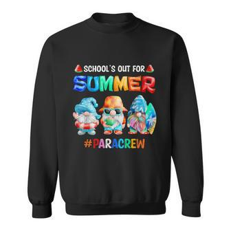 Schools Out For Summer Para Crew Gnomes Summer Vibes Graphic Design Printed Casual Daily Basic Sweatshirt - Thegiftio UK