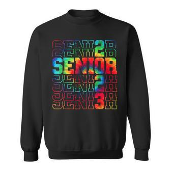 Senior Graduation Gift Men Girl Class Of 2023 Senior Tie Dye  V2 Sweatshirt