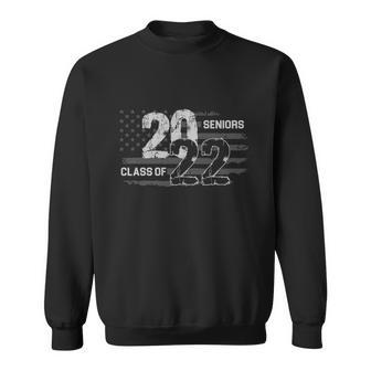 Seniors Class Of 2022 American Grey Style Flag Tshirt Sweatshirt - Monsterry DE