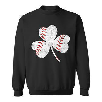 Shamrock Clover Leaf Baseball Sweatshirt - Monsterry AU