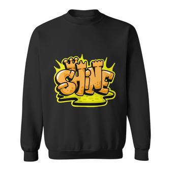 Shine Graffiti Tshirt Sweatshirt - Monsterry