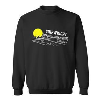 Shipwright Hawaiian Outrigger Boat Builder Sun Design Sweatshirt - Thegiftio UK