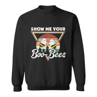 Show Me Your Boo Bees Halloween Quote Sweatshirt - Monsterry DE