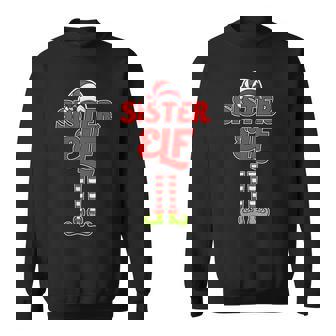 Sister Elf Christmas Sweatshirt - Monsterry