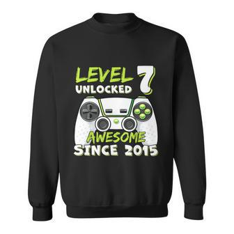 Six 7Yr Bday Son Boy Funny Gamer 7Th 7 Years Old Birthday Sweatshirt - Monsterry DE