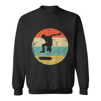 Skateboarding Shirt Vintage Retro Skateboarder Sweatshirt - Thegiftio UK