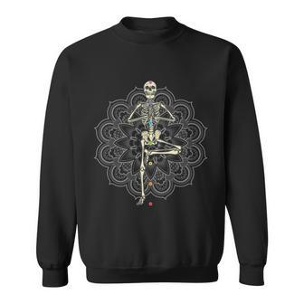 Skeleton Yoga V2 Sweatshirt - Monsterry CA
