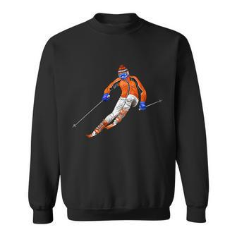 Skiing Downhill Sweatshirt - Monsterry