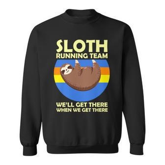 Sloth Running Team V2 Sweatshirt - Monsterry
