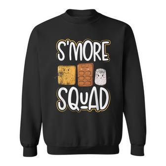 Smore Squad Camp Food Bonfire Treat Camping Crew Lover Sweatshirt - Seseable