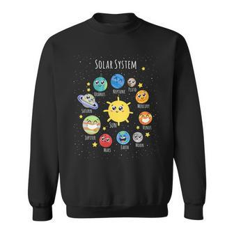 Solar System Childrens Illustration Sweatshirt - Thegiftio UK