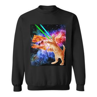 Space Hunger Flying Cat Pizza Bacon1 Tshirt Sweatshirt - Monsterry