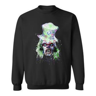 Spooky Clown Face Sweatshirt - Monsterry